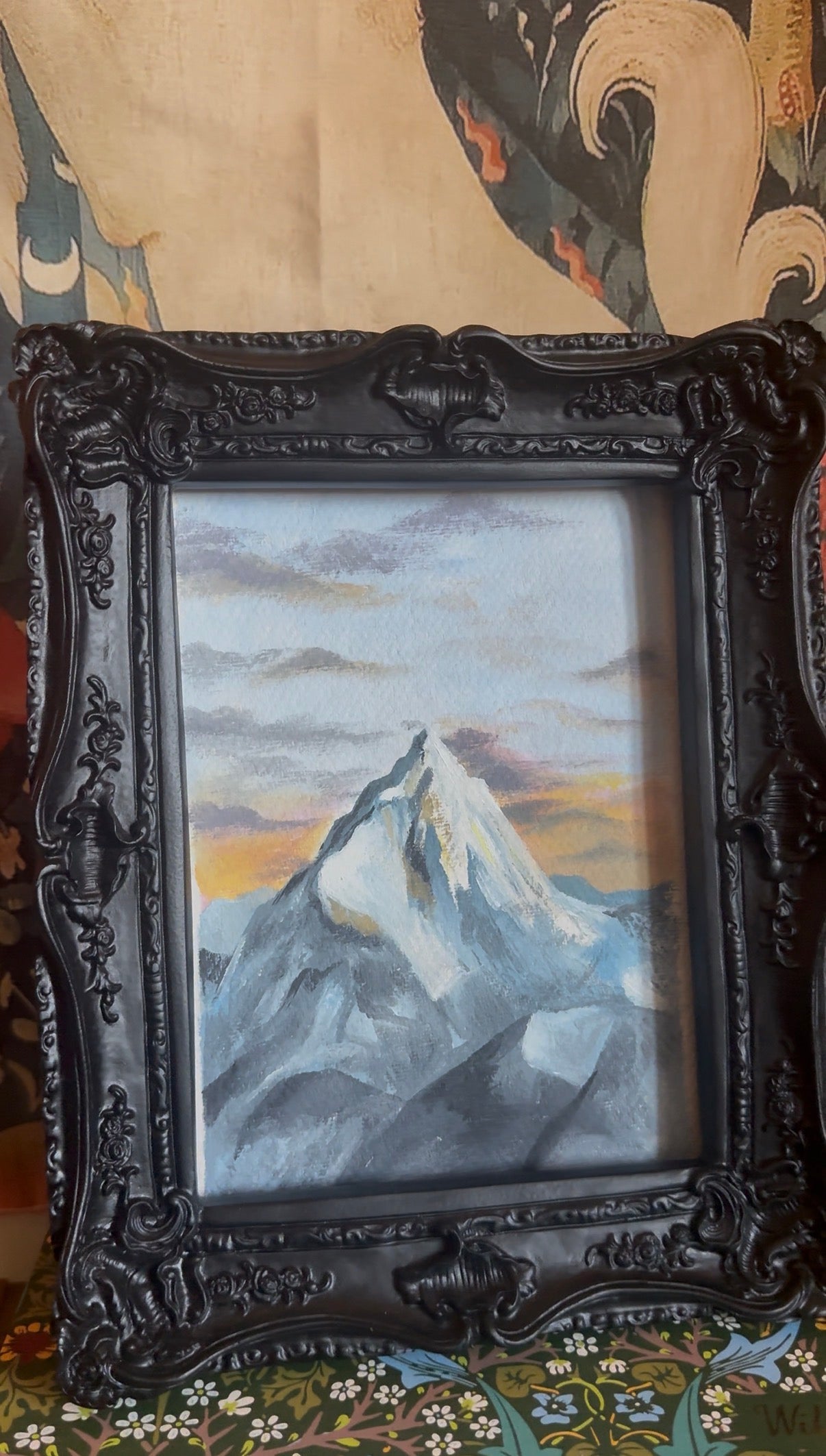 "Throat of the World" Original Watercolour Illustration A5