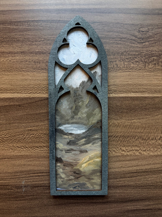 Framed Landscape Original Oil Painting