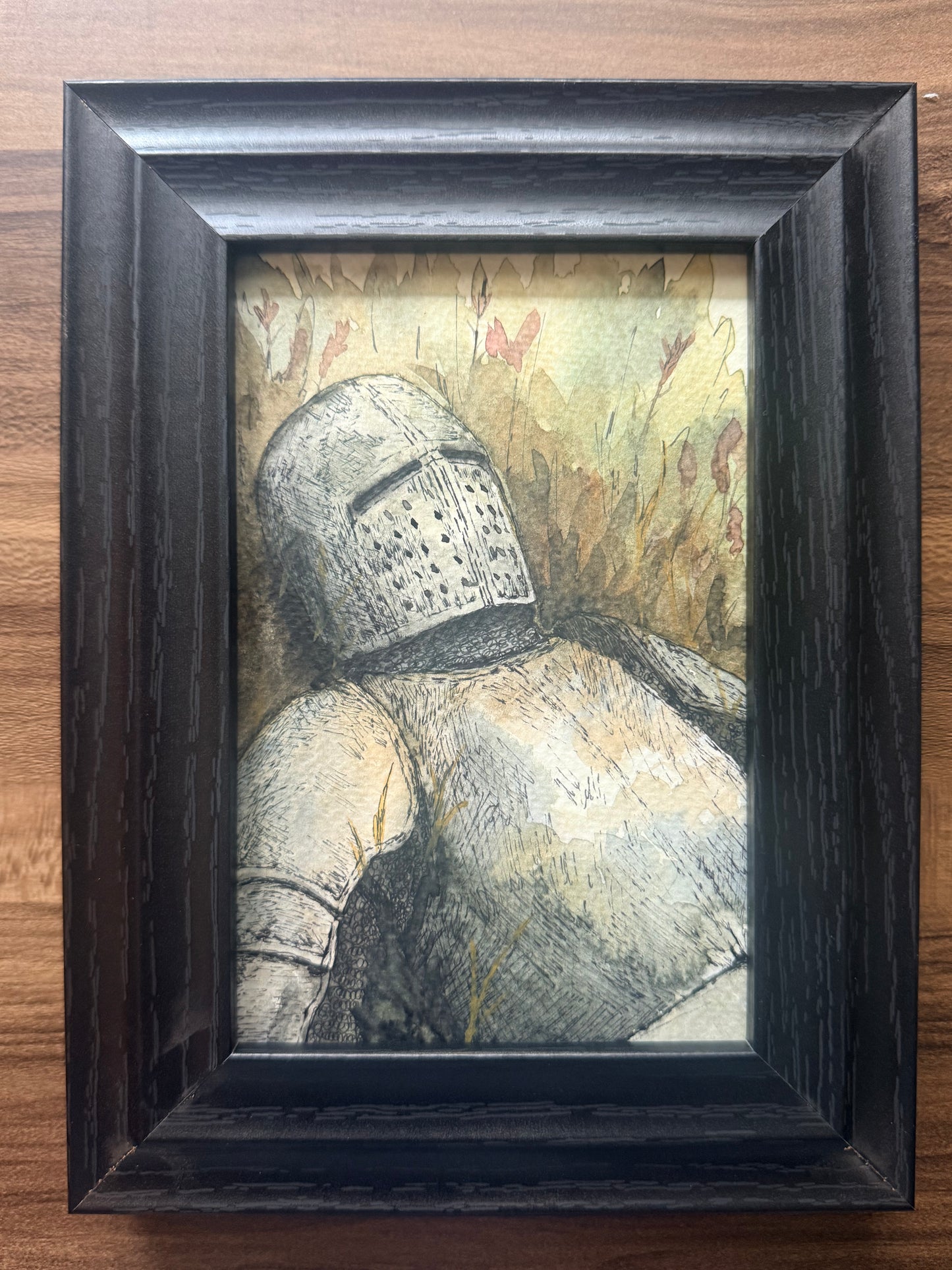 "To Avalon" Original Watercolour Painting Framed