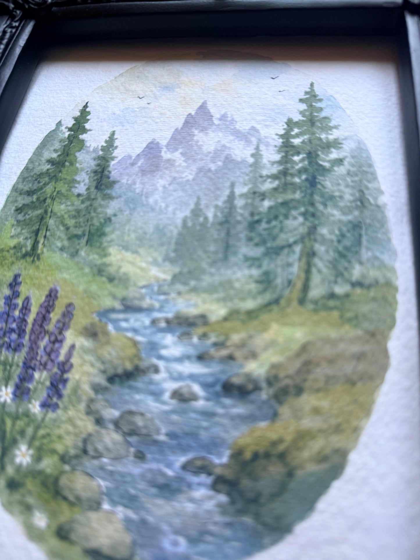 "Winds Howling " Original Watercolour Illustration A5