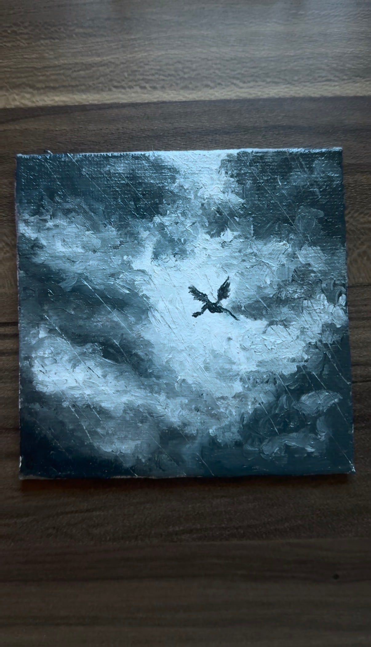 "Draco Tempestas" Original Oil Painting